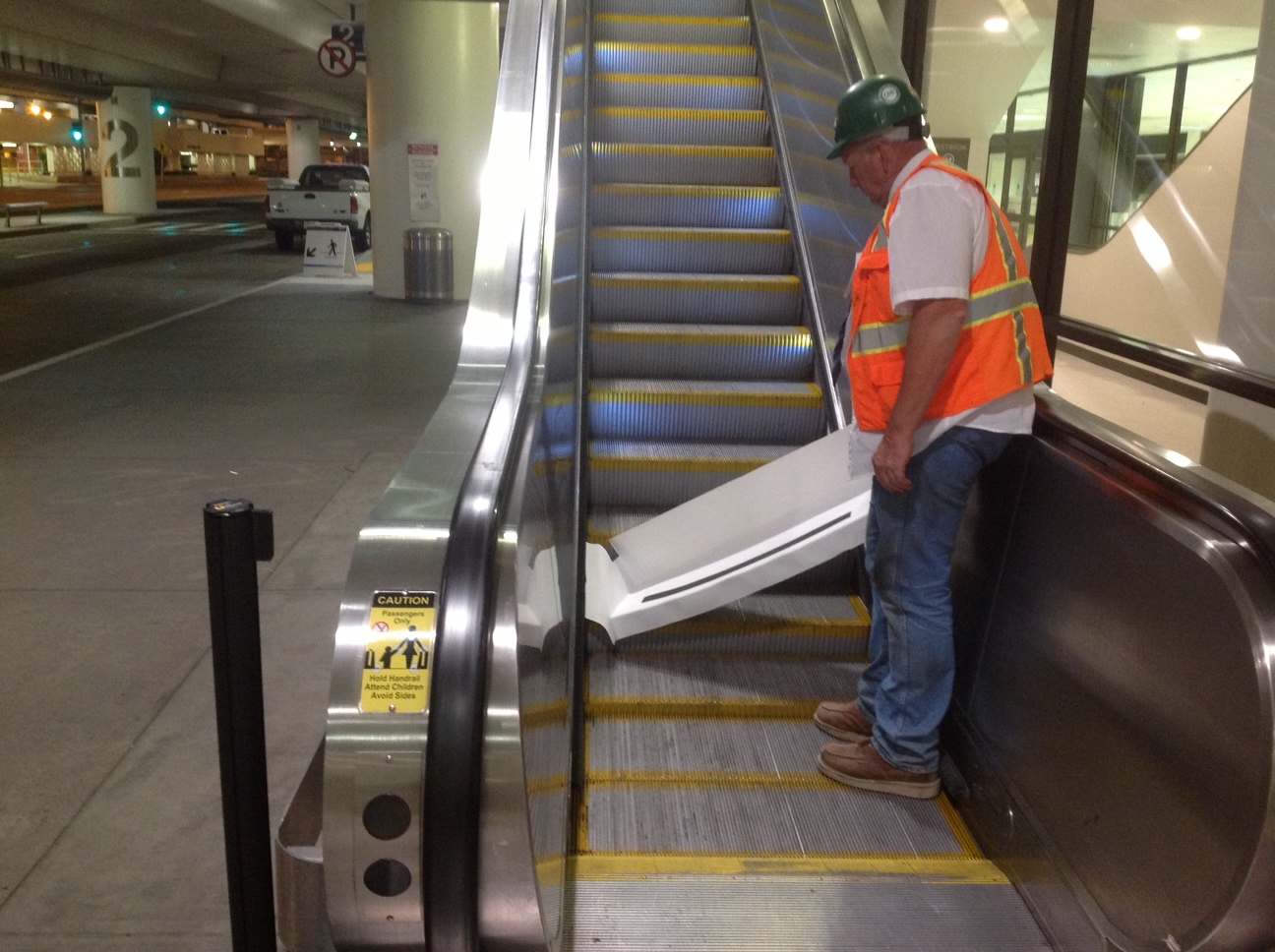 Escalator Step Covers | Installation | Hartman Products | (7)