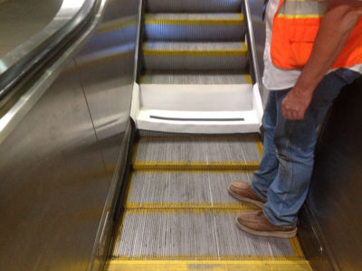 Escalator Step Covers | Installation | Hartman Products | (8)
