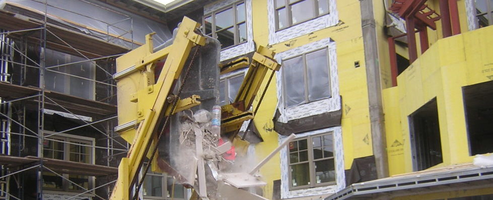 The Dumper at Sunrise Assisted Living, November 2005 - June 2006 | Efficient Debris Removal | Hartman Products