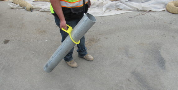 Hartman Bollard Lifters easily remove and carry removable pipe bollards